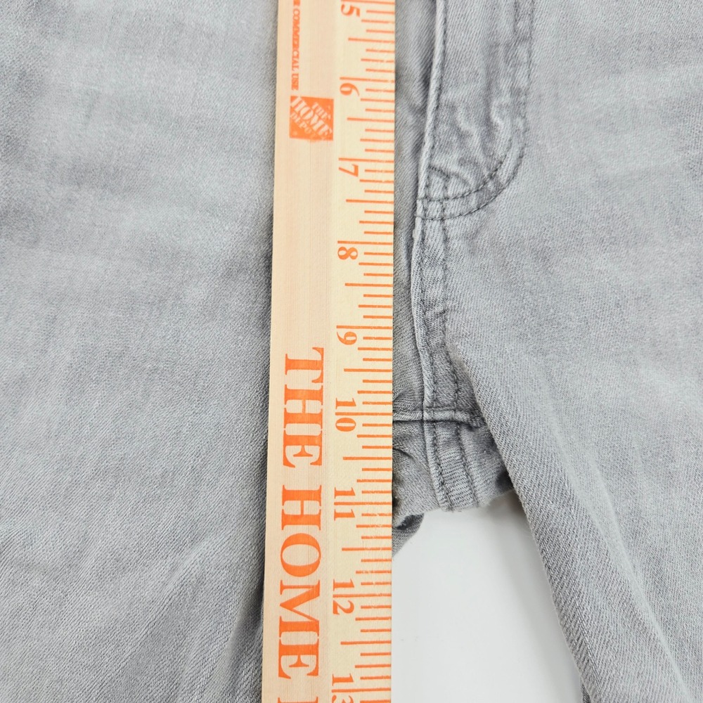 Jordan Craig Sean Fit Grey Distressed Slim Stretch Denim Jeans 34 Short Thrashed - Picture 13 of 14